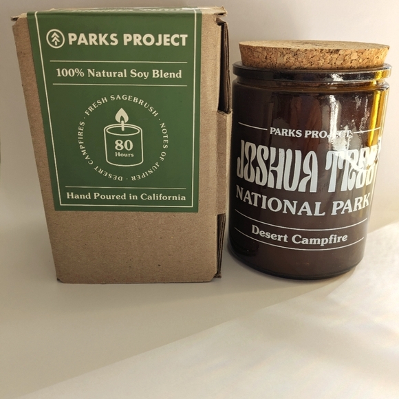New PARKS PROJECT Joshua Tree Desert campfire Soy Candle - Picture 2 of 2